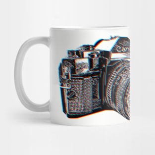 Classic Canon A1 Vintage Camera Artwork Mug